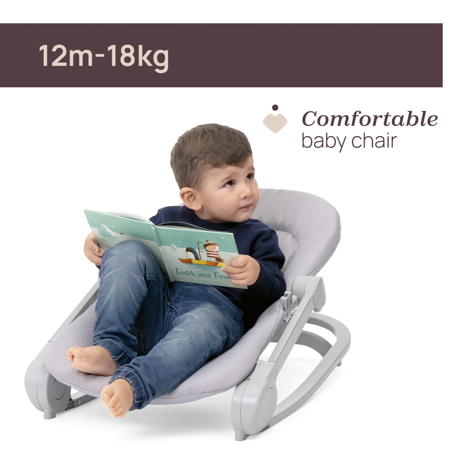 Chicco Silla Mecedora Magia, 2 en 1: Silla Mecedora para Recién Nacidos y Primera Silla hasta 18 kg, Barra de Juegos con Elementos de Madera, Mini Reductor Incluido, Modo Mecedora o Fija