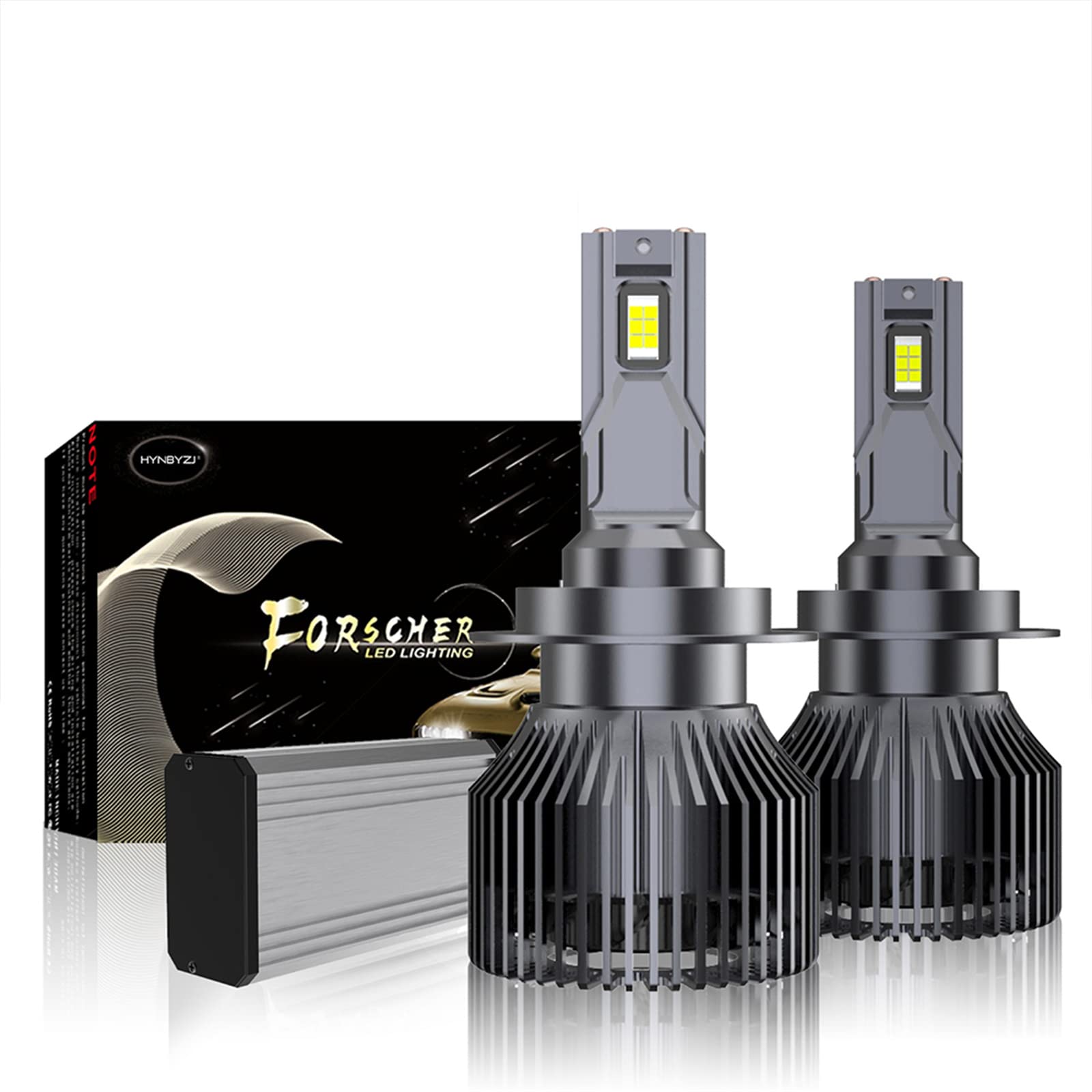 Bombillas LED Para Faros Delanteros, 200 W, 88000 Lúmenes, 6000 K, Blanco Frío, Kit De Conversión De Faros LED, Tubo De Cobre Doble, Haz Ajustable, Paquete De 2,H4