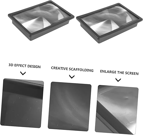 Miniatura 7 de Amplificador de pantalla de acrílico para teléfono 3D Lupa de pantalla plegable Videos Lupa Soporte