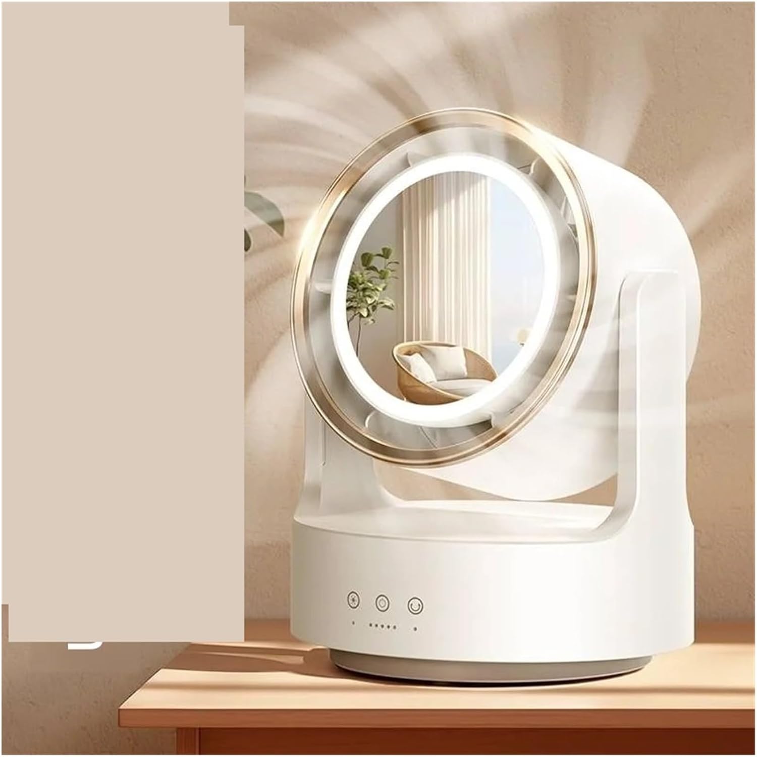 New Desktop Fan Charging USB Live Streaming Lighting With Shaking Head Dormitory, Home Desktop(4800)