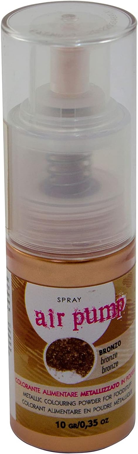 perlglanzpulver Ruby Red Im Pump Sprayer, 10 G, Edible Pie Decoration, Color Bronze