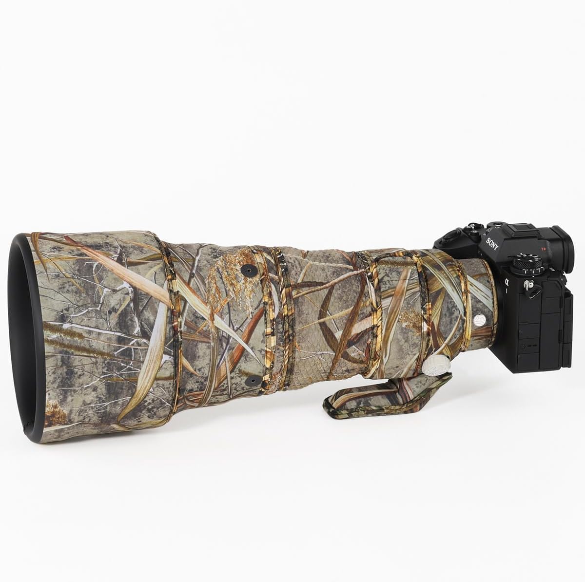 CHASING BIRDS Lens Camouflage Waterproof Coat for Sony FE 300mm F2.8 GM OSS Rainproof Lens Protective Cover Version IV (Reed Camouflage, Standard)