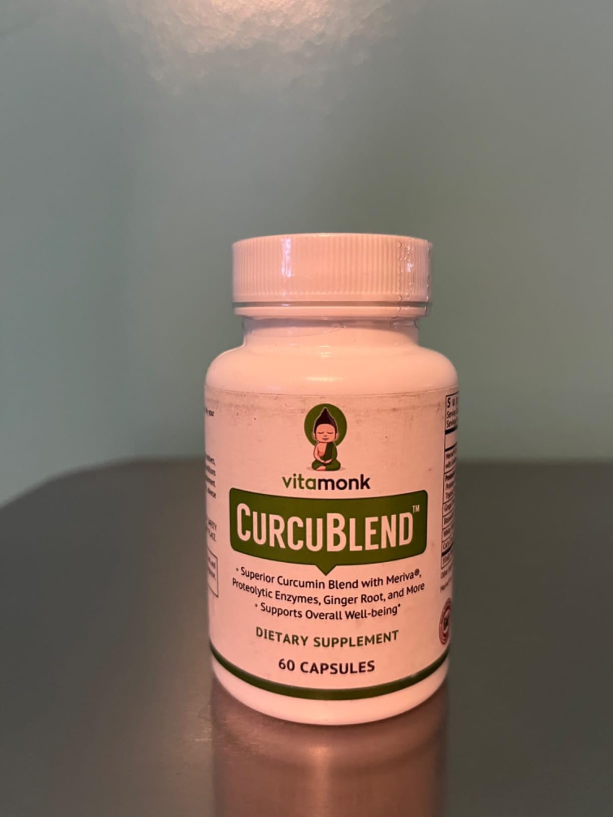 VitaMonk Curcumin Supplement with Meriva Curcumin Phytosome