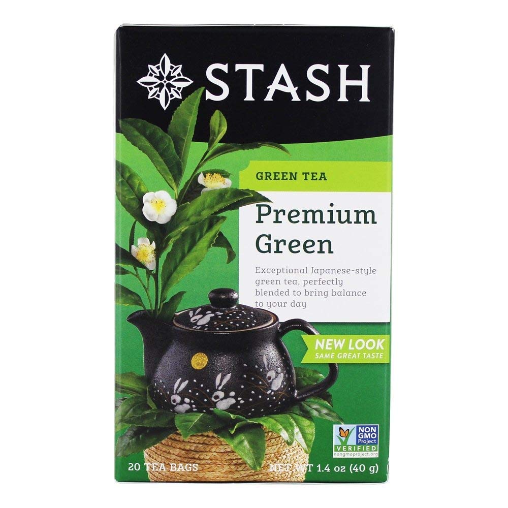Stash Tea Premium Green , 20 Bags Per Box