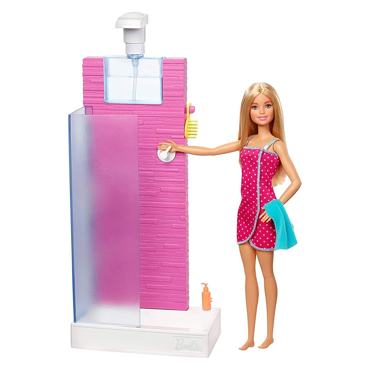Amazon.co.jp: Mattel - Barbie Doll and Bathroom Furniture Set