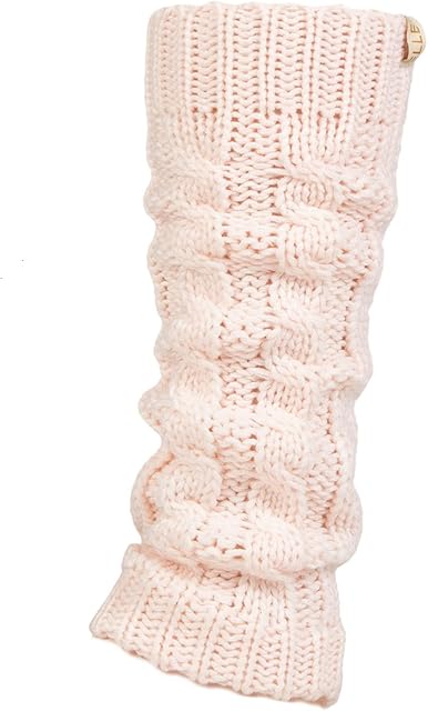 Elle Ladies Chunky Cable Knitted Leg Warmers in a Variety of Stylish Colours  Soft and Cosy for Winter and Autumn Fashion, Yoga and Dance  1 Pair Pack