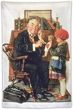 ノーマン・ロックウェル「Doctor and the Doll」ディズニー版 Amazon.co.jp: ノーマン・ロックウェル Doctor And Doll 1929 by
