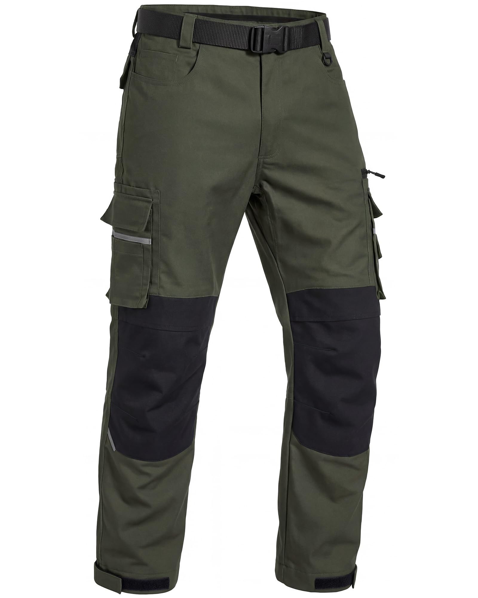 Elainone Arbeitshosen Männer Robuste Arbeitshosen-Herren mit Kniepolster-Taschen für Handwerk, Produktion und Baugewerbe