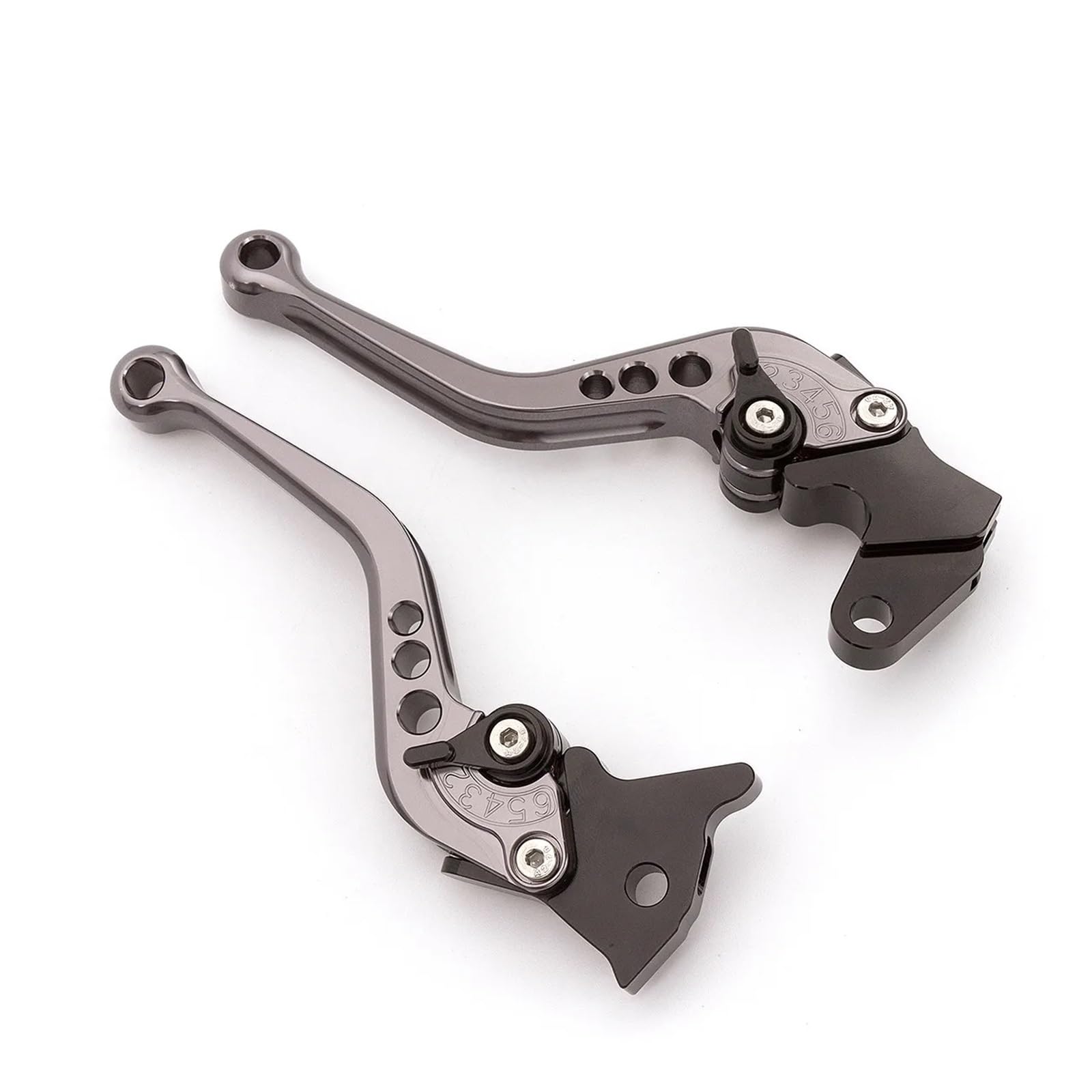Fit For Y-a-m-a-h-a Banshee Warrior Wolverine 350 Motorcycle Adjustable Brake Clutch Lever Accessories(Gray 147mm)