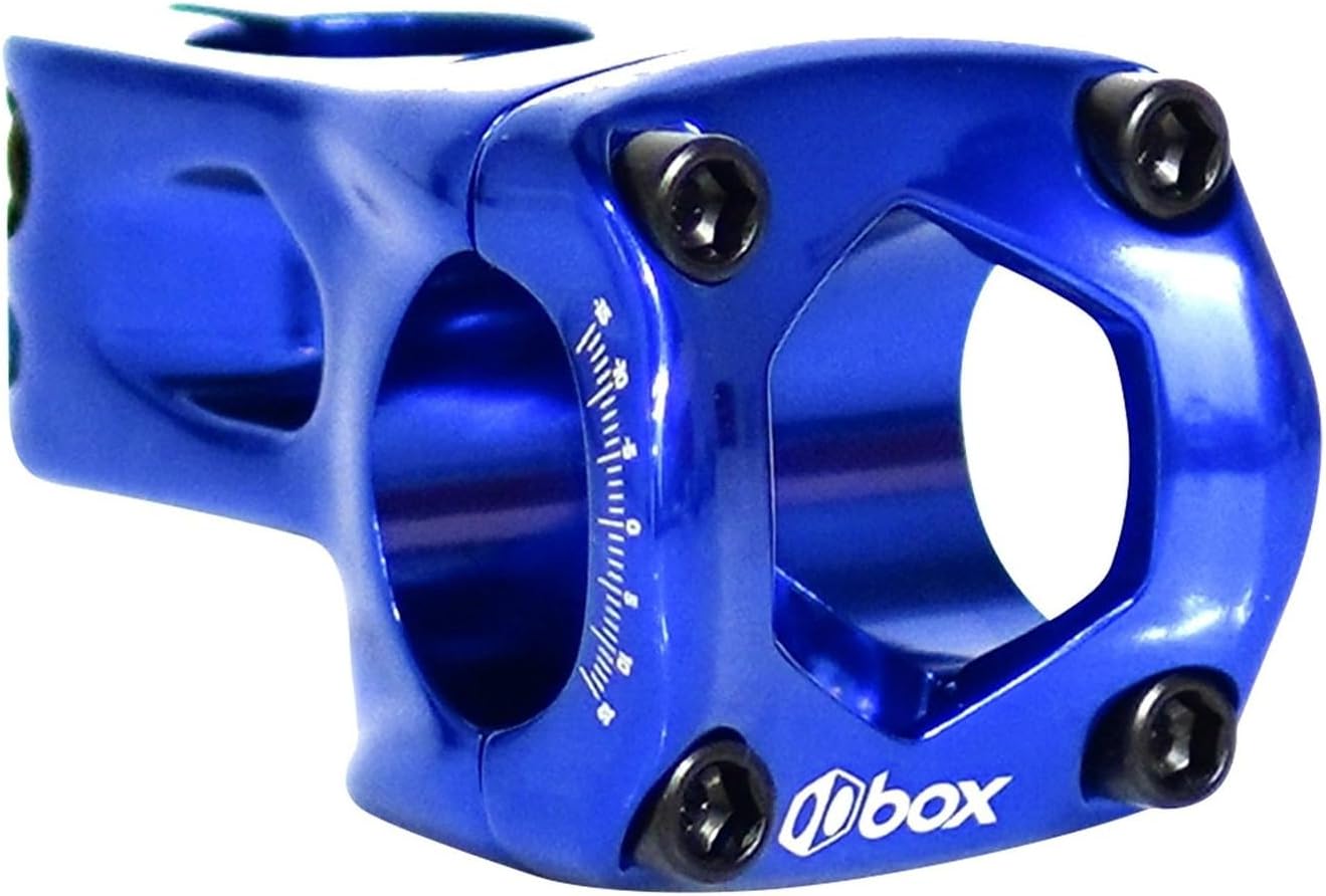 Box BMX Front Load Bike Stems, Bicycle Handlebar Stem, Cold-Forged 6061-T6 Aluminum, Lightweight Design, Enhanced Power Transfer, ±5° Rise