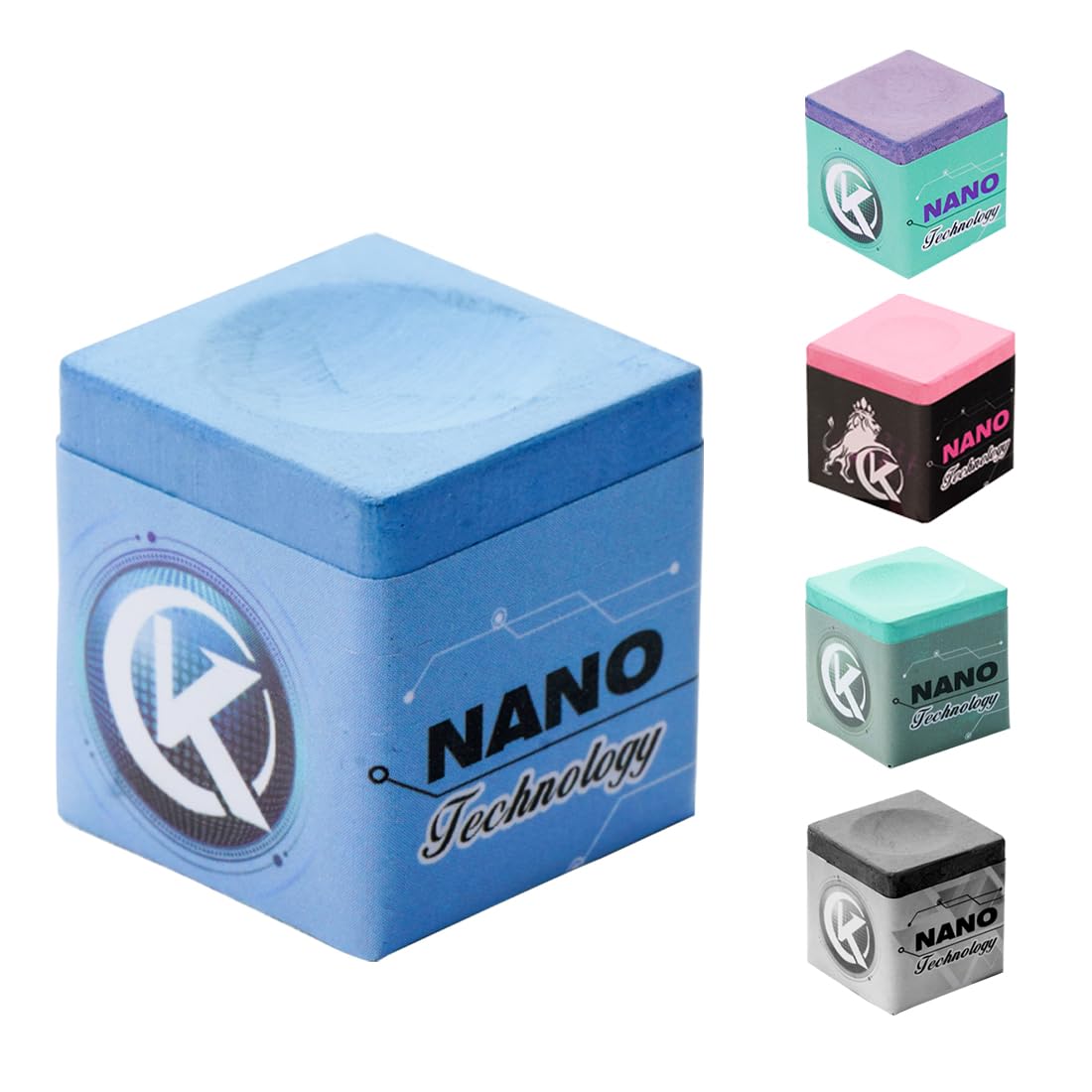 Craie De Billard Nano Technologie S/M - Avec Support Magnétique Cuir