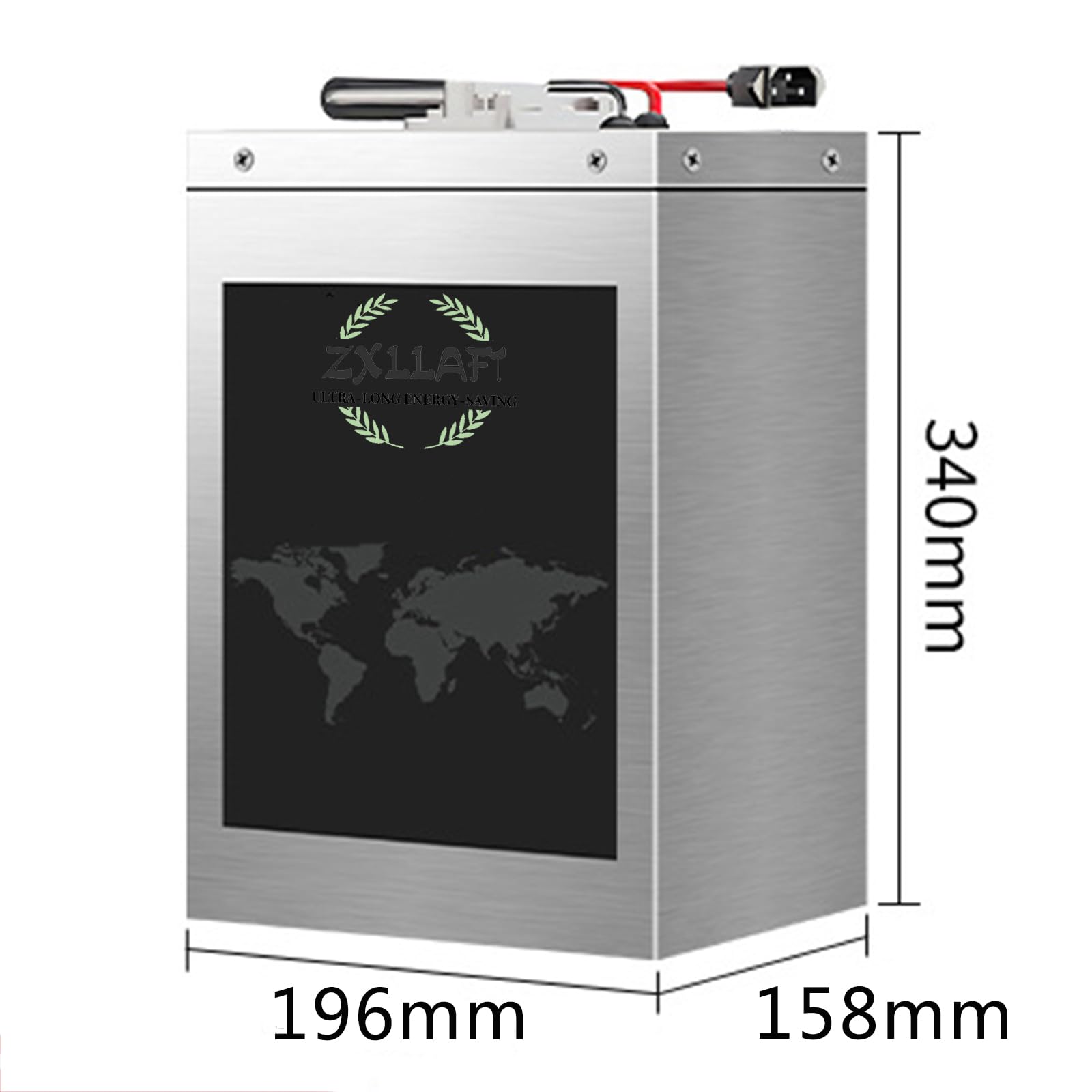 Batterie Lithium-Fer-Phosphate 48 V, 60 V, 72 V, 30 Ah, 35 Ah, 45 Ah, 58 Ah, pour Moto électrique, avec Chargeur, pour Moteur 50-4 200 W