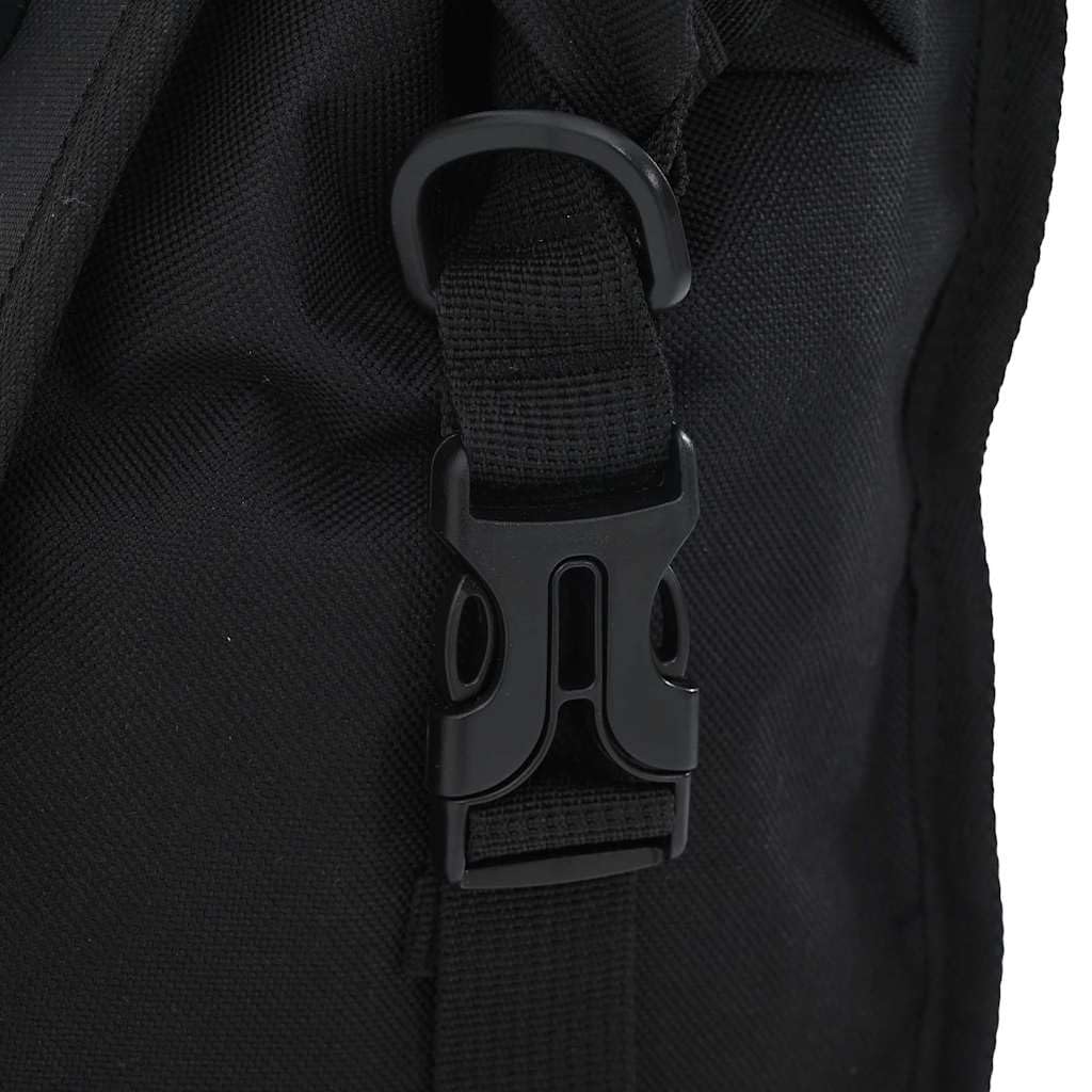 Borsa per bicicletta nera in poliestere idrorepellente, 32,5 x 17 x 57 cm, 0,85 kg, robusta e portatile per bici da città, MTB, E-bike, pendolari e escursioni all'aperto