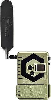 Covert Scouting Cameras Interceptor Pro Cellular Trail Camera - 20MP 1080p HD Video - Real-Time Wireless Transmission - GPS 0.4s Trigger 90ft Night Vision Flash - 2" Screen QR Setup - Green