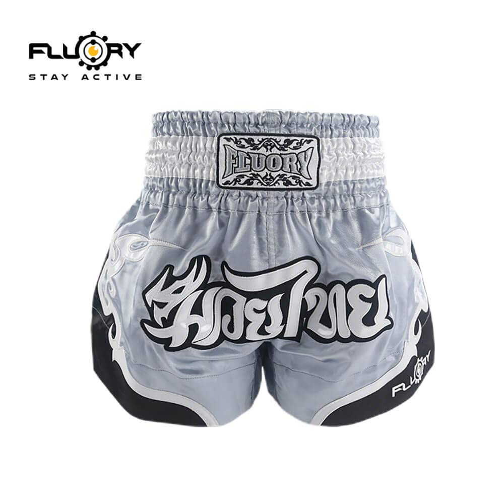 FLUORY Muay Thai Kampf-Shorts, MMA-Shorts, Kleidung, Training, Kfigkampf, Grappling, Kampfsport, Kickboxen, Shorts Kleidung - Image 2