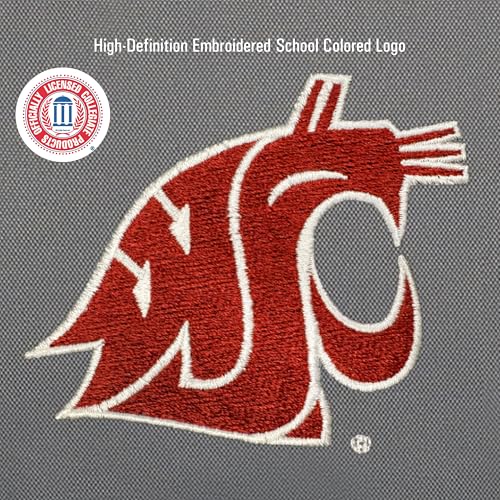 Image of JanSport NCAA Officially Licensed Backpack, Washington State, Superbreak Plus with Padded 15'' Laptop Sleeve, Spacious Computer Bag for Men & Women, Durable Daypack with Bottle Pocket, Graphite Grey