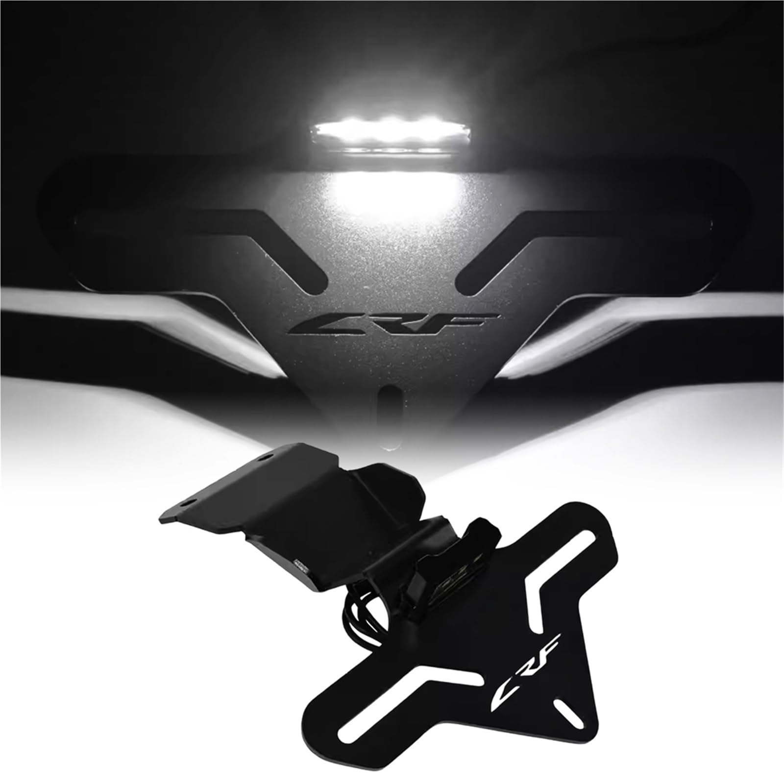 Portatarga Posteriore Moto Per CRF300L Rally 2021-2024 Con Luce LED