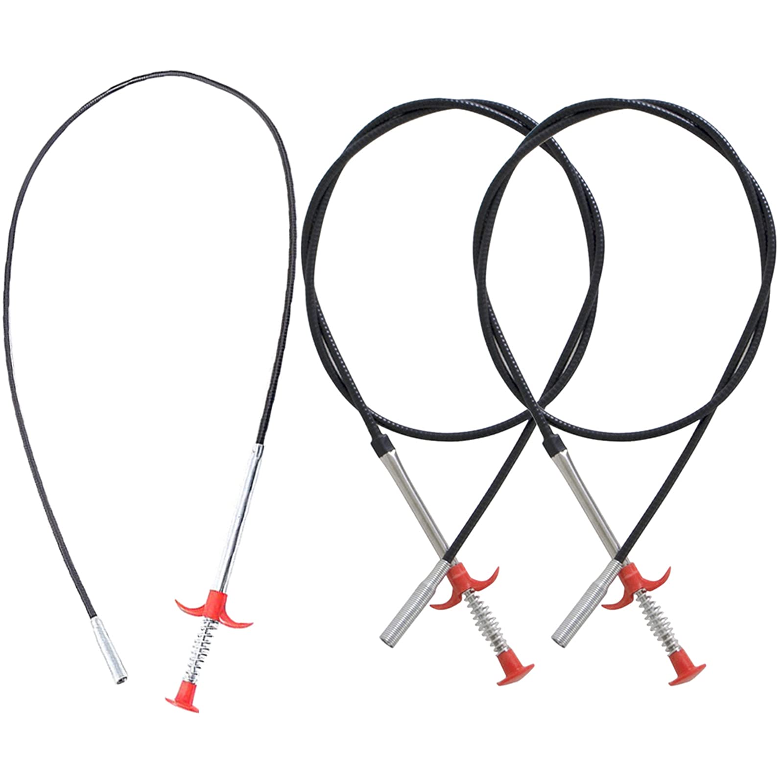 Buy Homgee 3 Pack Plumbing Drain Snake Clogged Drains Snake Auger Hair