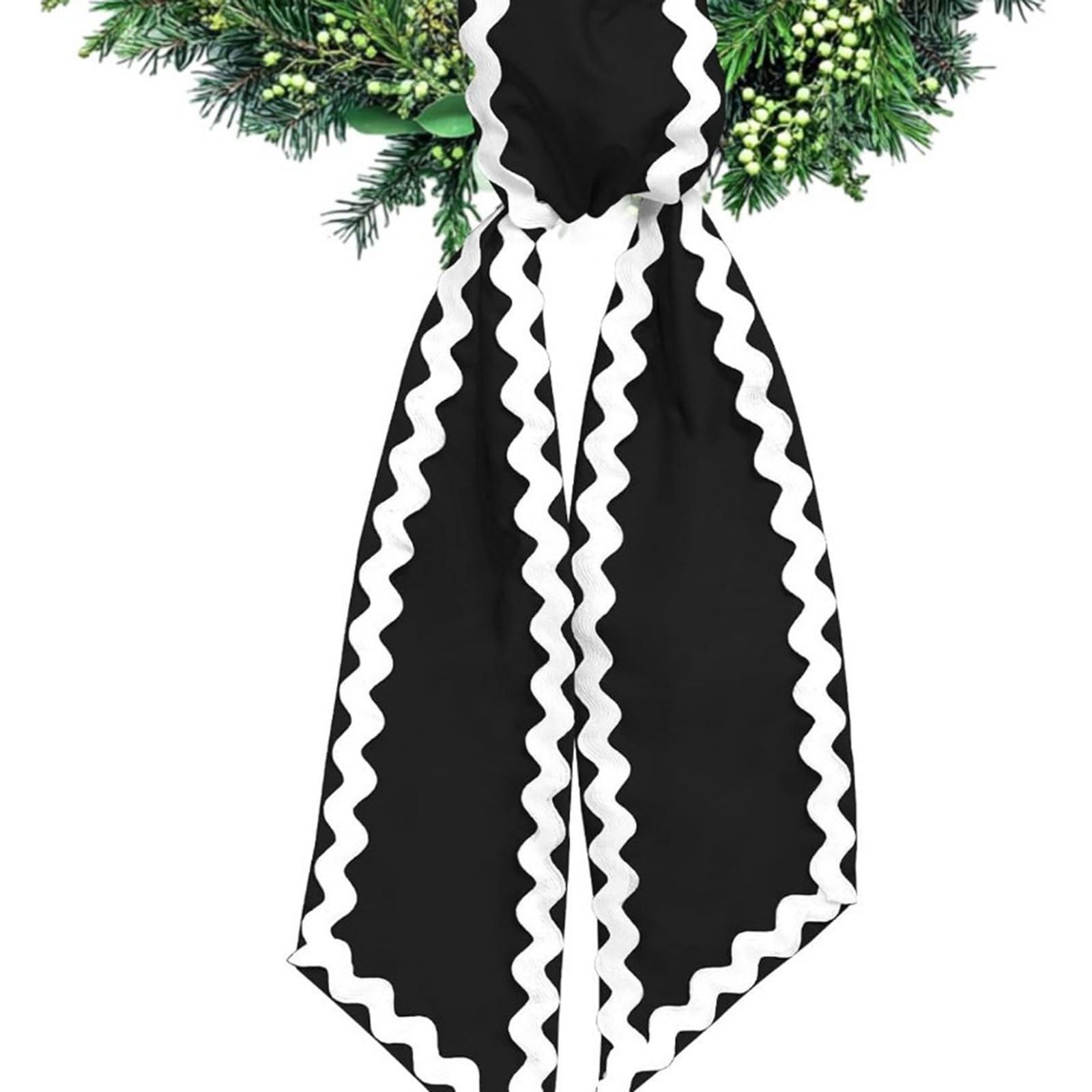 CAZSTYK 26 Inch Long White Garlands for Special Event Quick Setups Perfect for Birthdays Anniversaries and Celebration White Festival Ribbons