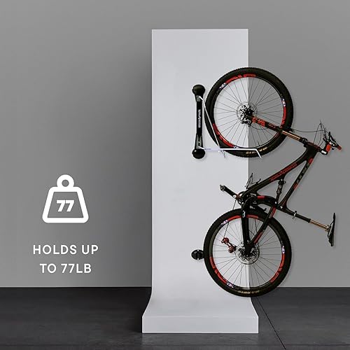 Miniatura 7 de Steadyrack Portabicicletas para bicicletas de carretera  El almacenamiento vertical original montado en la pared  Se adapta a neumáticos estrechos