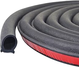 Universal Car Door Seal Rubber Seal 18 m Rubber Profile Door Seal Car Door Edge Protection D-shaped Car Door Seal Strip Black