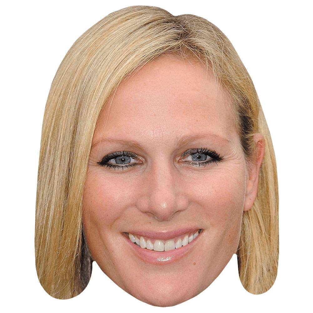 Zara Phillips (Smile) Celebrity Mask, Flat Card Face, Fancy Dress Mask