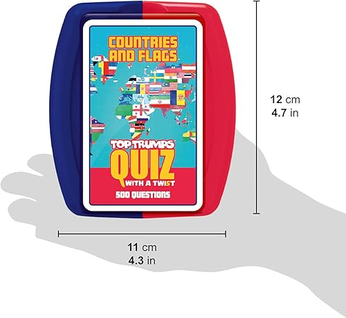 Miniatura 3 de Top Trumps Países y banderas Juegos de preguntas - Trivia Quiz - Juegos para niños para aprender - Grandes juegos de viaje y juegos de viaje por