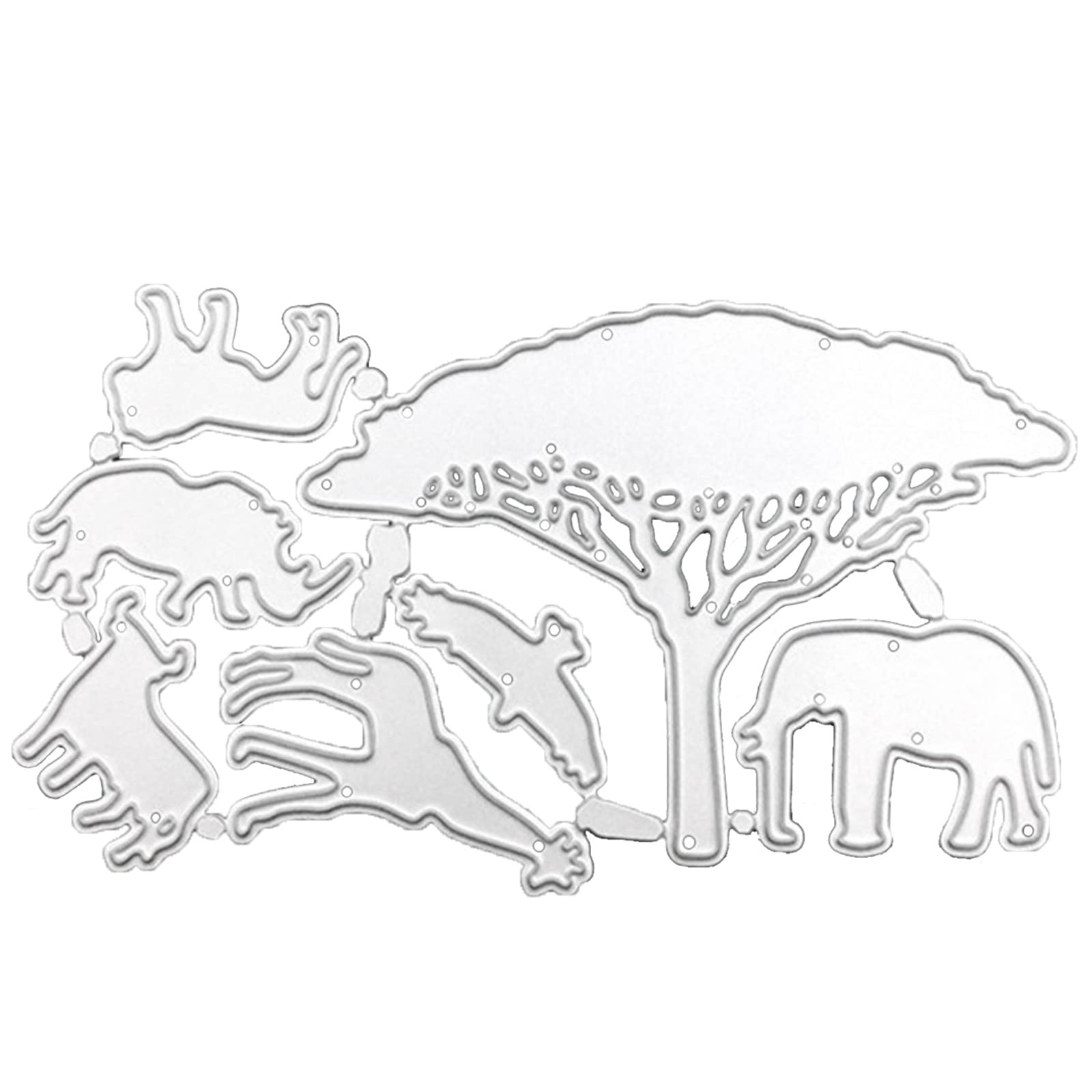 Tsophreniq Metal Die Cuts Giraffe Cutting Dies Stencils Template for Scrapbooking Album Paper Card Embossing Metal Dies for Scrapbooking