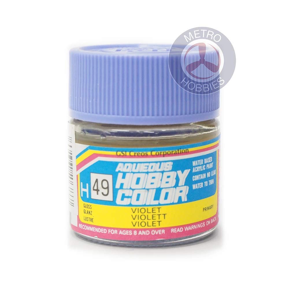 Mr Hobby / Gunze Sangyo 10ml Aqueous Colour Violet Gloss # 49