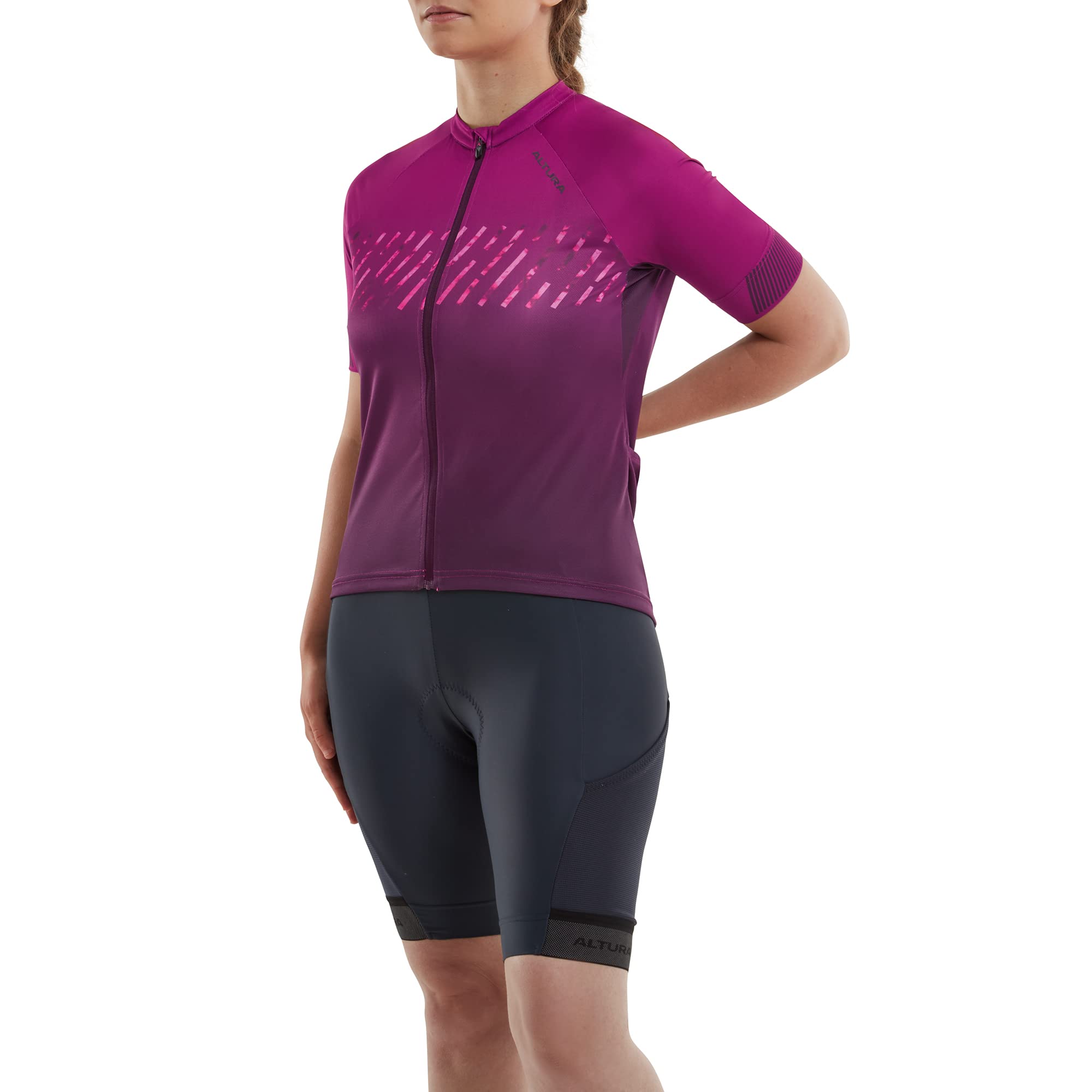 Altura Airstream Short Sleeve Womens Jersey - Purple - 8