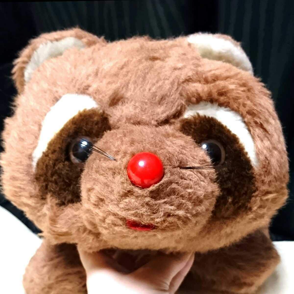 当時物 昭和 レトロ あらいぐま 白 タヌキ ぬいぐるみ ファンシー first Amazon.co.jp: 特大 67cm 当時物 昭和レトロ たぬき あらいぐま