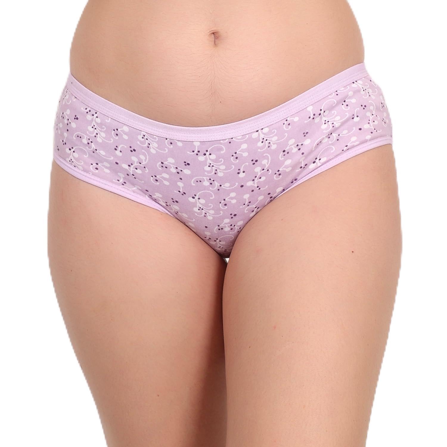 ankita fashion world Women's Cotton Bikini Panty – Soft Mid-Rise with Floral Swirl Print-picture-15