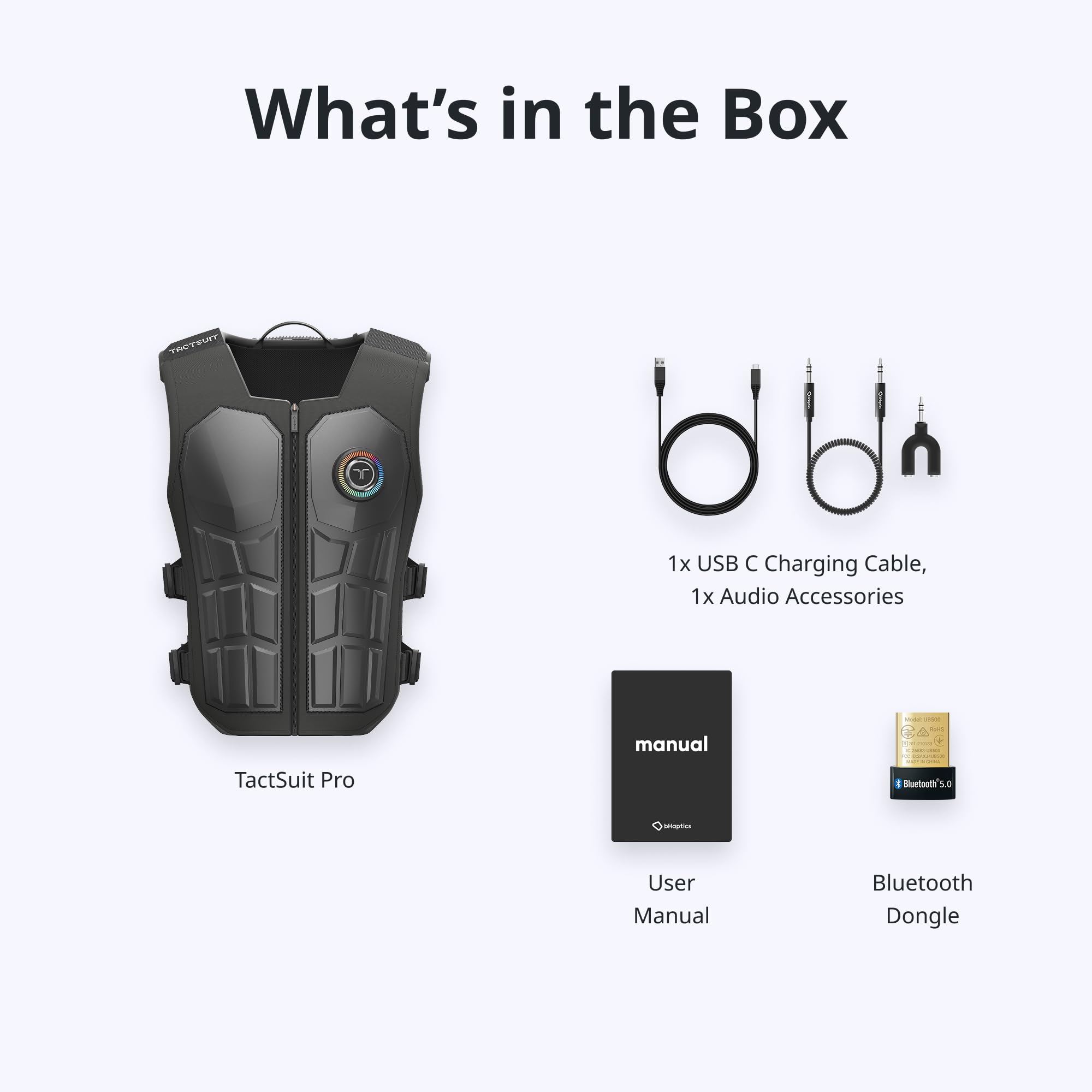 Amazon.com: bHaptics TactSuit Pro | Premium Immersive Haptic Vest