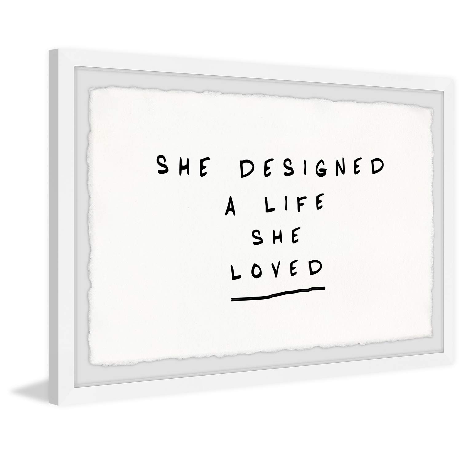 Marmont Hill She Designed a Life She Loved IV Framed Painting Print 18x12: Posters & Prints - Amazon.com Marmont Hill She Designed a Life She Loved IV Framed Painting Print 18x12: Posters & Prints - Amazon.com