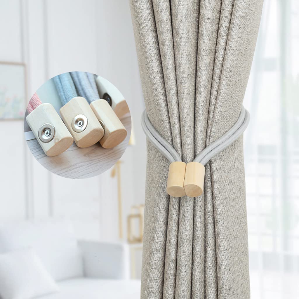 Stück magnetische Vorhanghalter, Einfachheit, dekorative Vorhangschnalle, Clips, Seil, Gardinenhalter für Schlafzimmer, Wohnzimmer, Büro