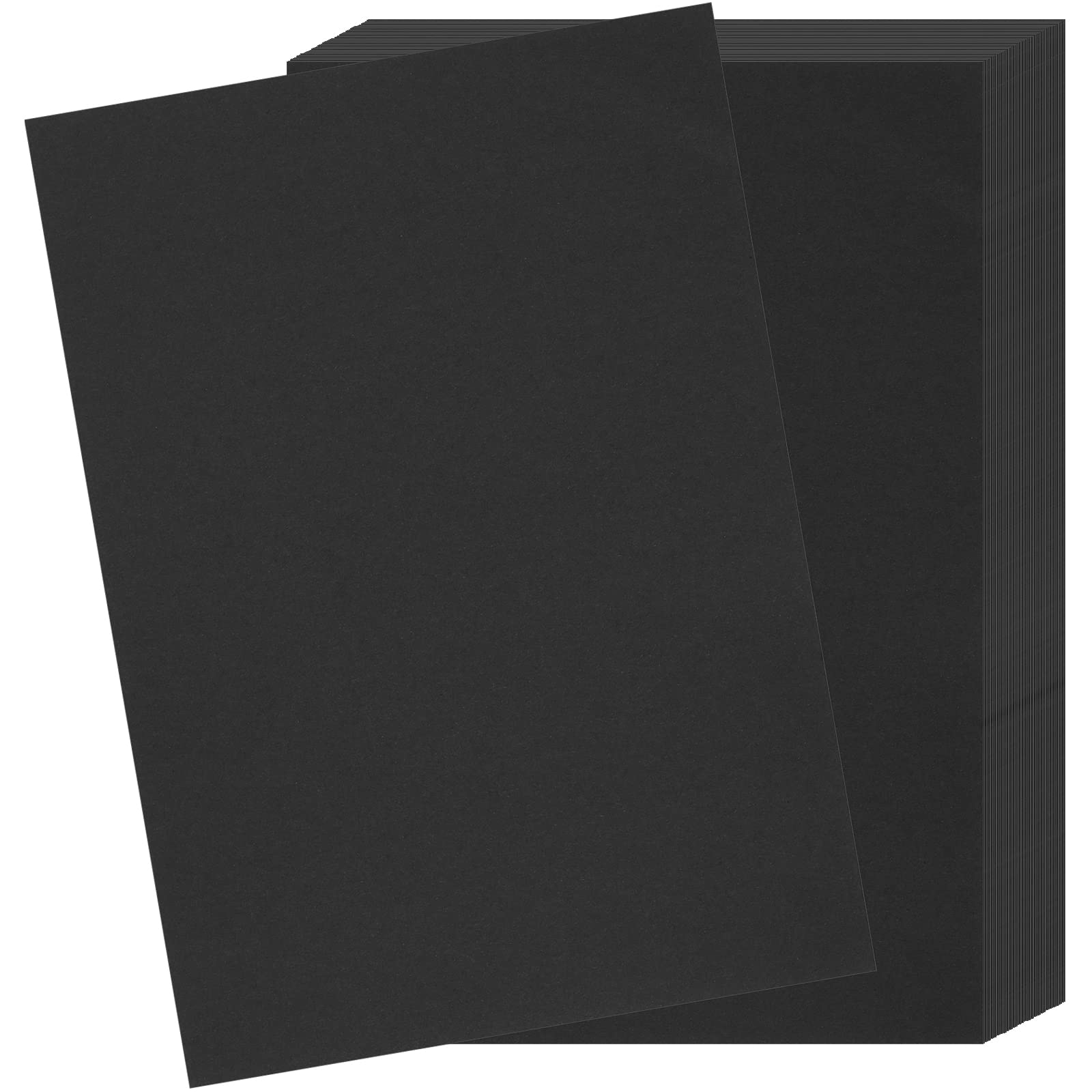 KEILEOHO 400 Pack 8.5 x 11 Inches Black Cardstock Paper