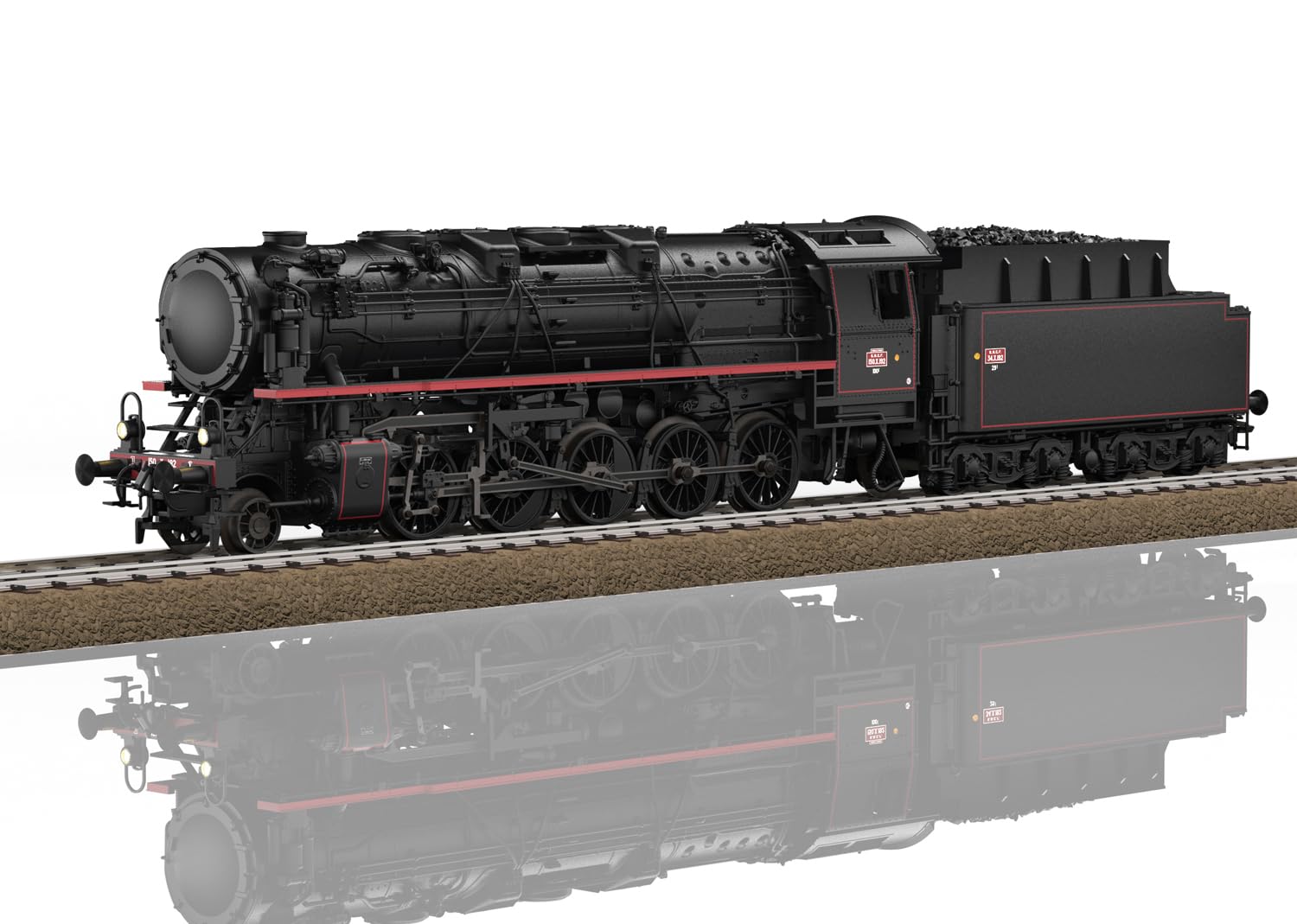 TRIX H0 25744 Locomotive à Vapeur pour Train de Marchandises H0 série 150X de la SNCF