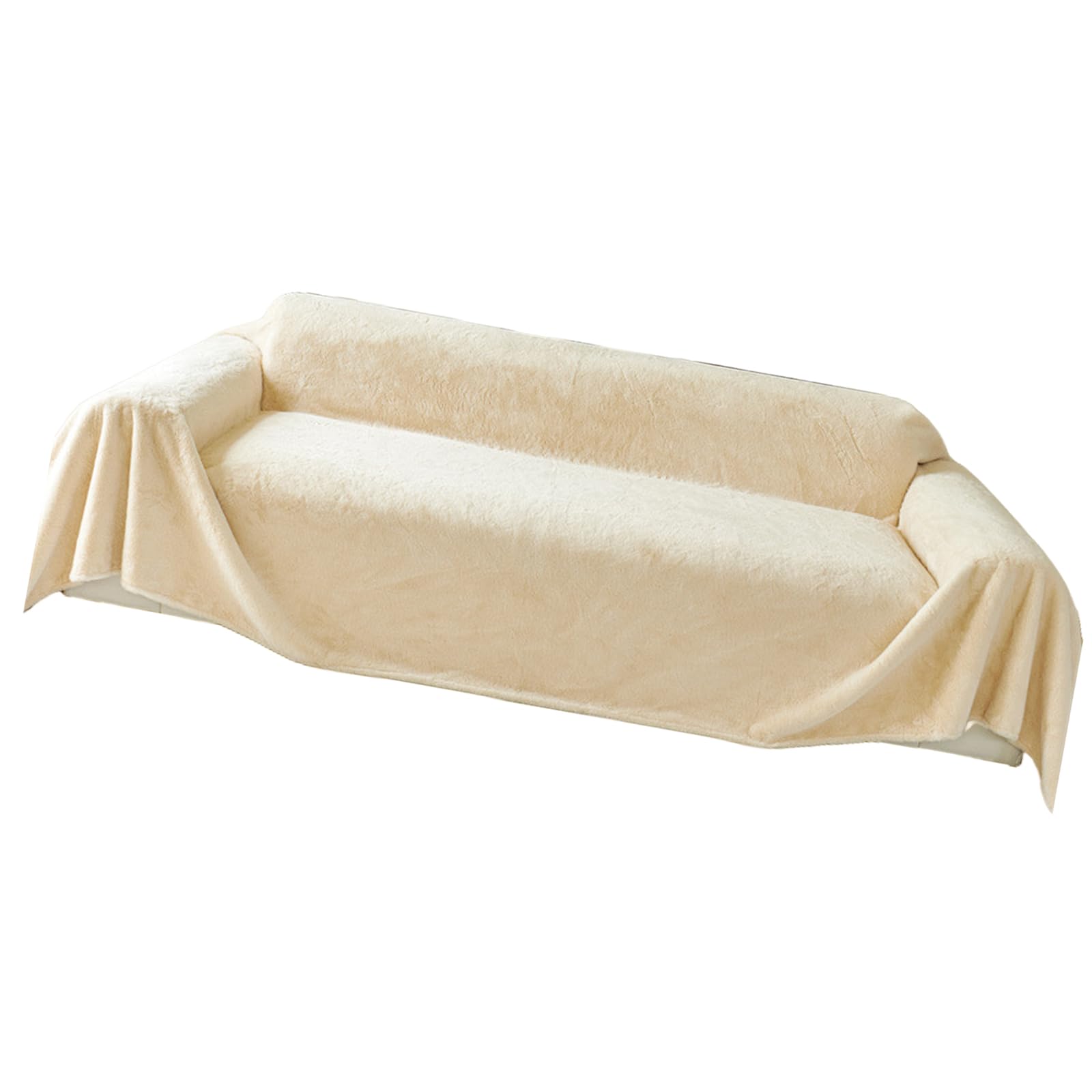 Jazuaiao Luxurious Soft Plush Sofa Blanket, Slipcover Couch Throw Covers Easily Care Slip Resistant Couch Covers Sofa Protections Antislip Protectors