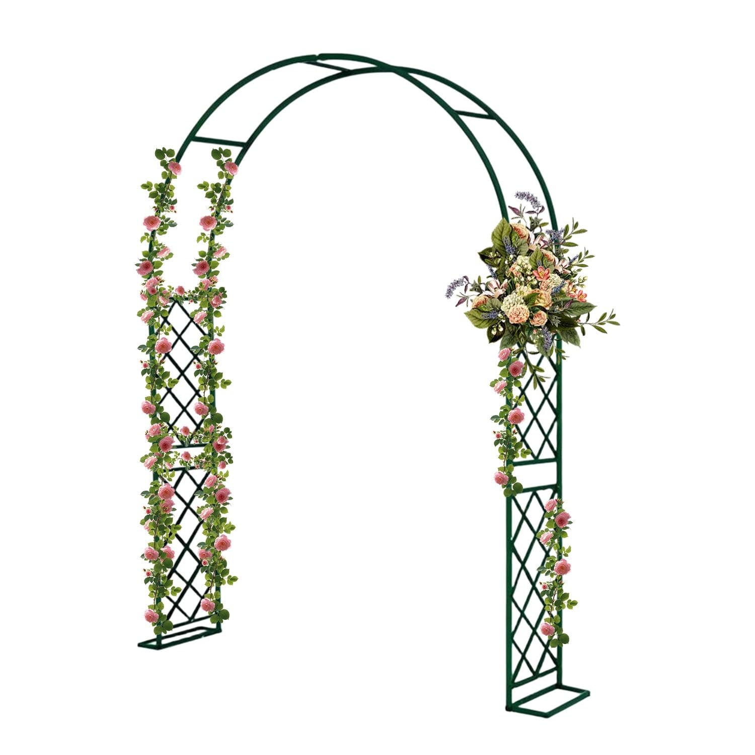 Arche de jardin tuteur grand format pour plantes lourdes glycine lierre