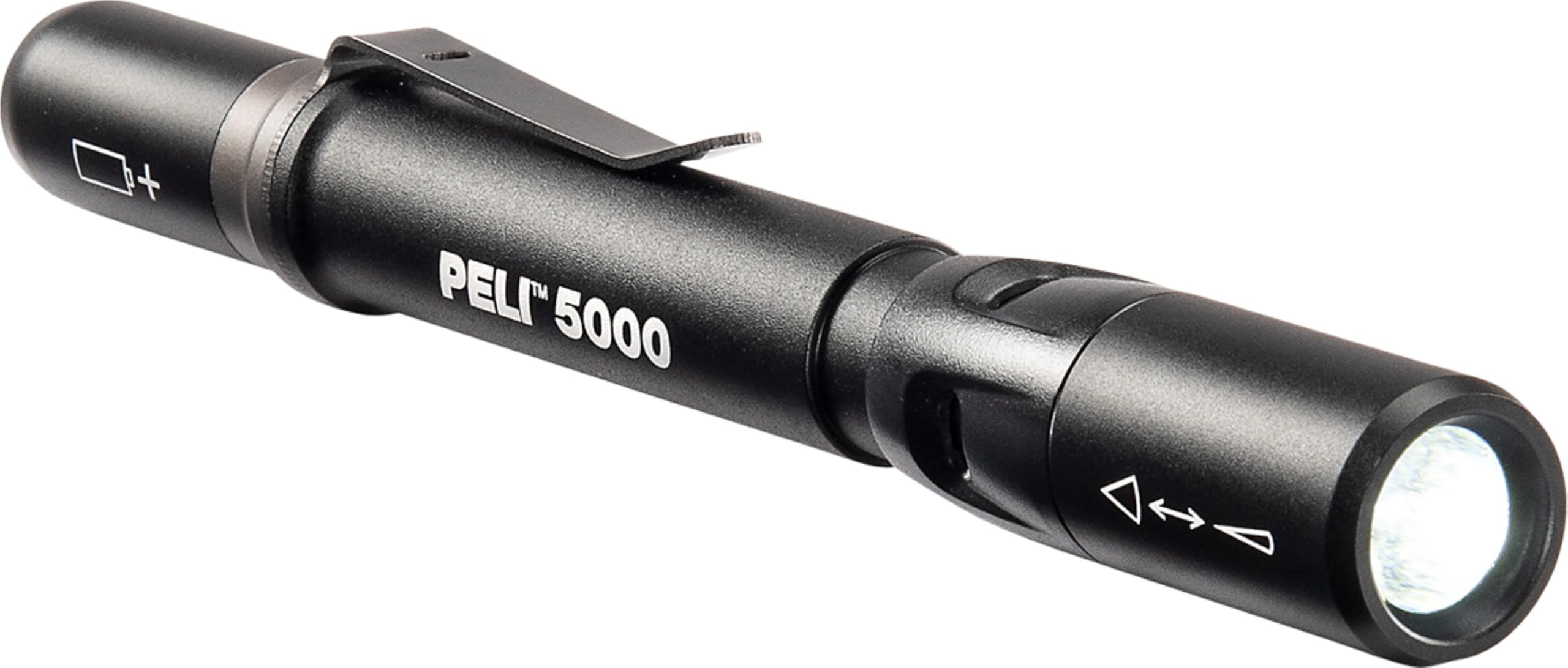 PELI 5000 Torcia LED Premium per uso professionale; classificazione IPX8; 223 lumen; Colore: Nero
