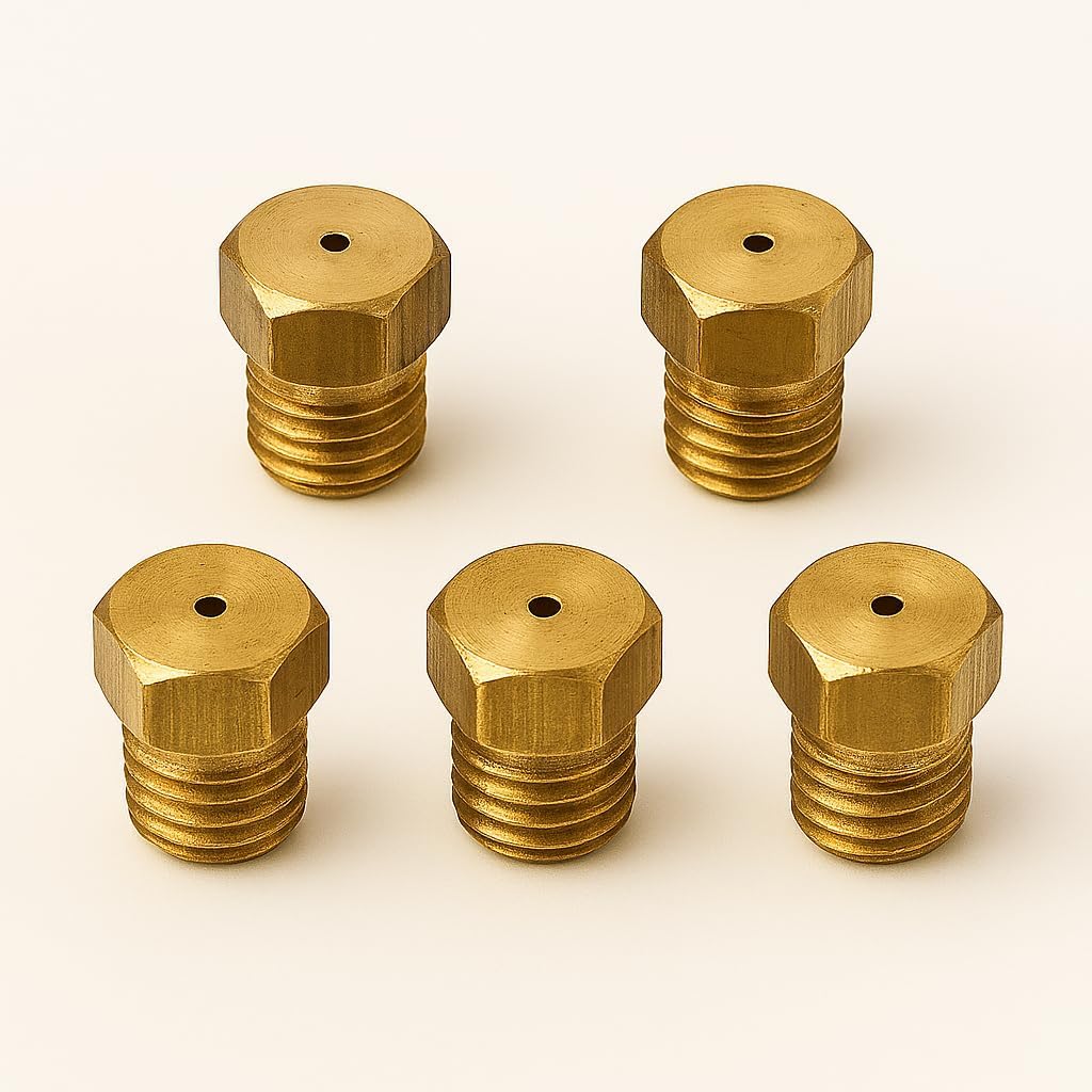 Natural Gas Jet Set - 5 Burner Hob Injector Nozzle Conversion Kit