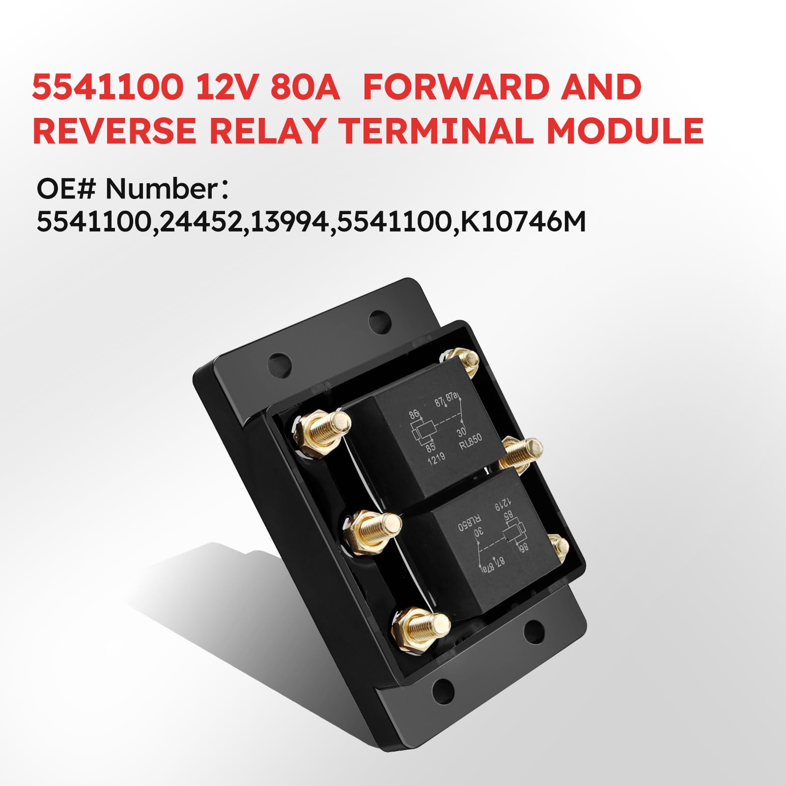 12V 80A Relay 12V 80A Forward/Reverse Relay Module - For Tarp Systems ...