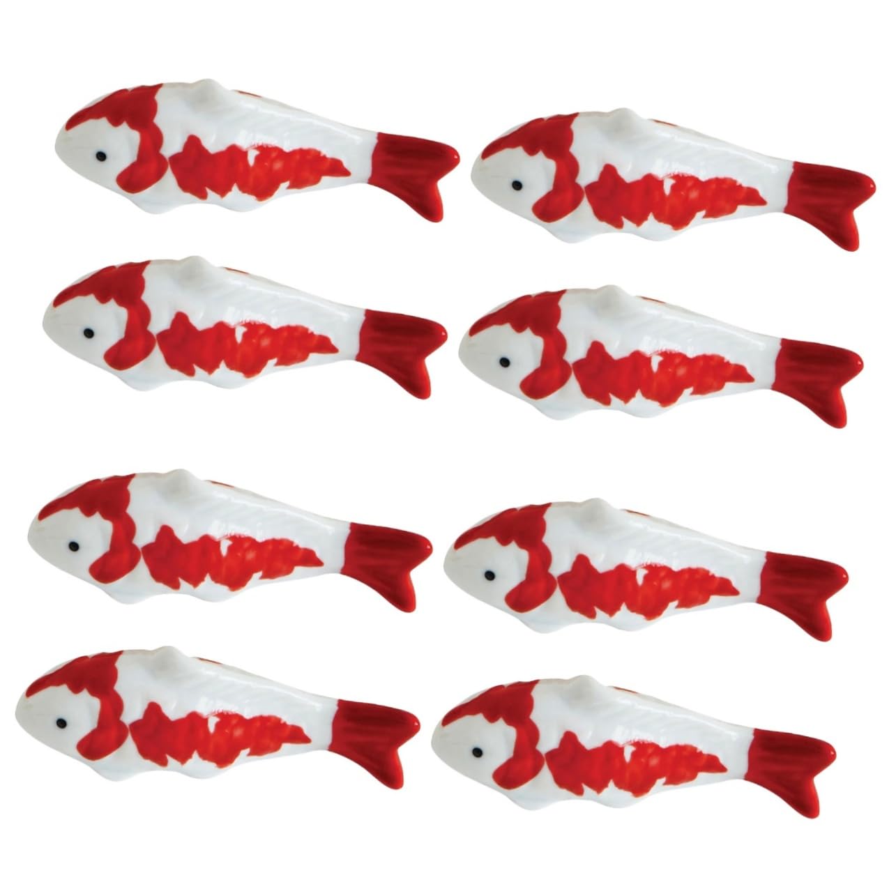 Cabilock8 Pcs Floating Fish Ornaments Water Fake Aquarium Pond Fish Figures Aqua Dragons Kit Fishtank Aquarium Decoration Fish Tank Ornaments Floating Fish Net Fish Tank Decor Toy Ceramics