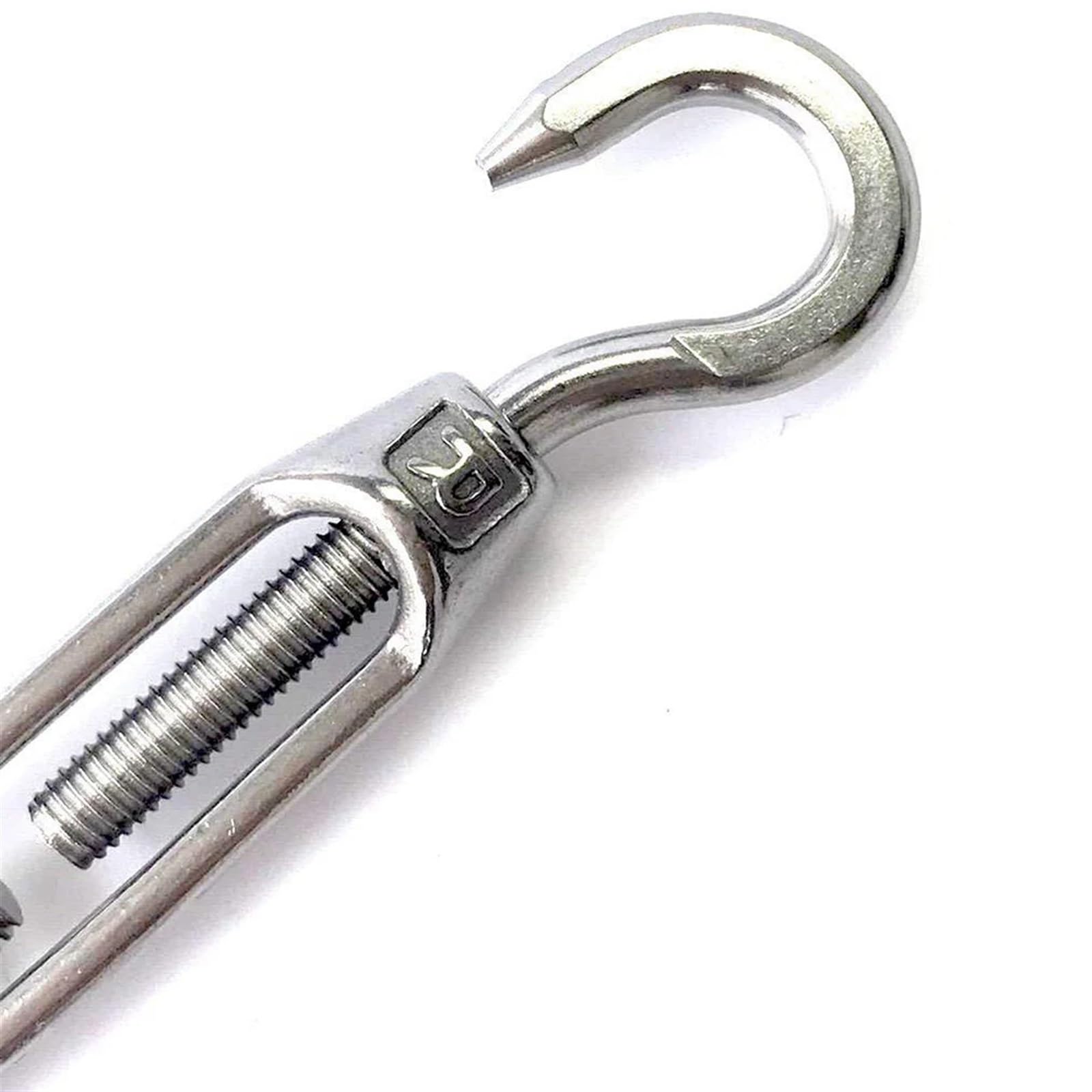 Tensor de alambre de acero inoxidable M4, 3 piezas, gancho y ojo(8pcs M4 0j)