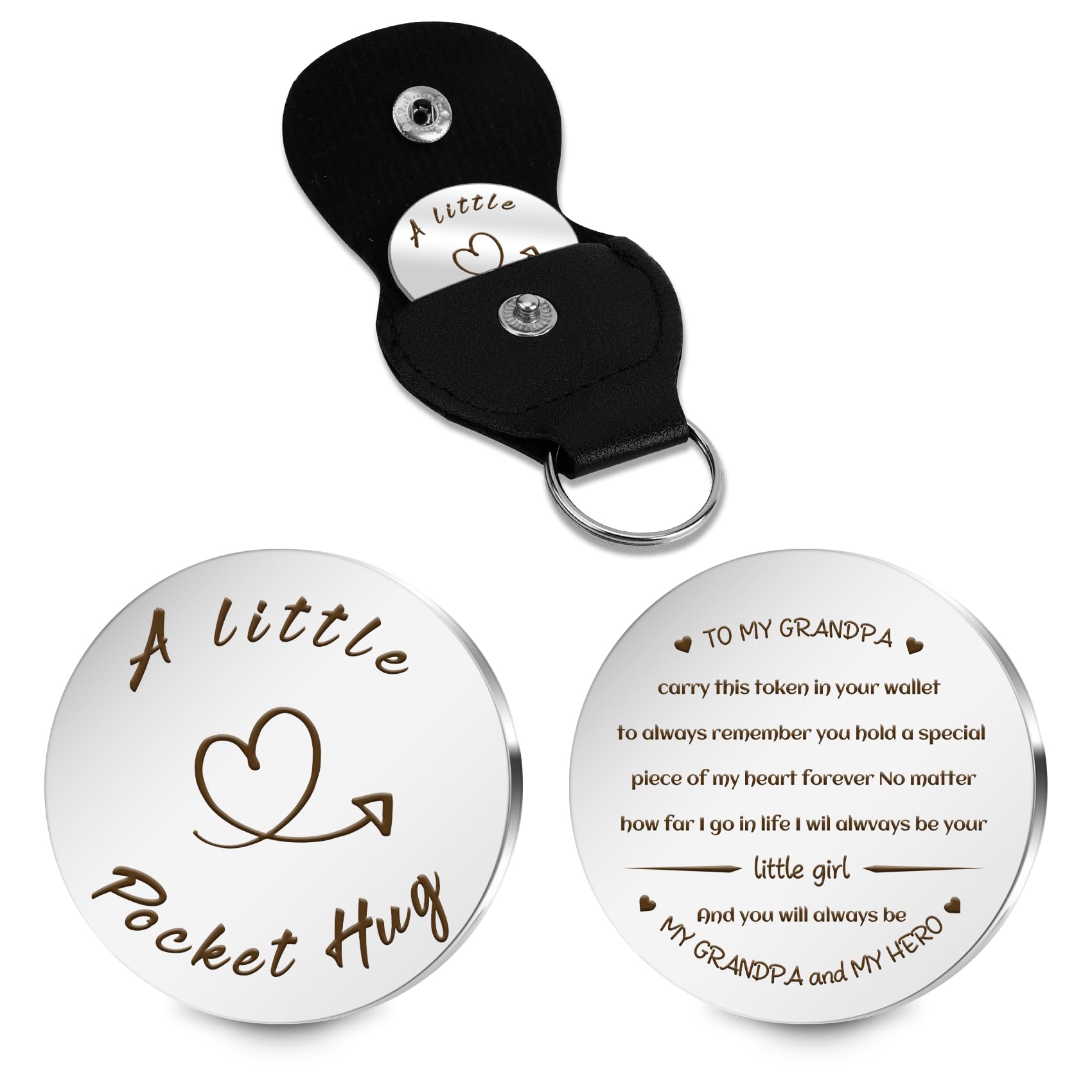 Pocket Hug Token Valentines Day Gifts For Him Graduation Gifts Back To School Gifts 2026 Eatser Basket Stuffer Keepsake