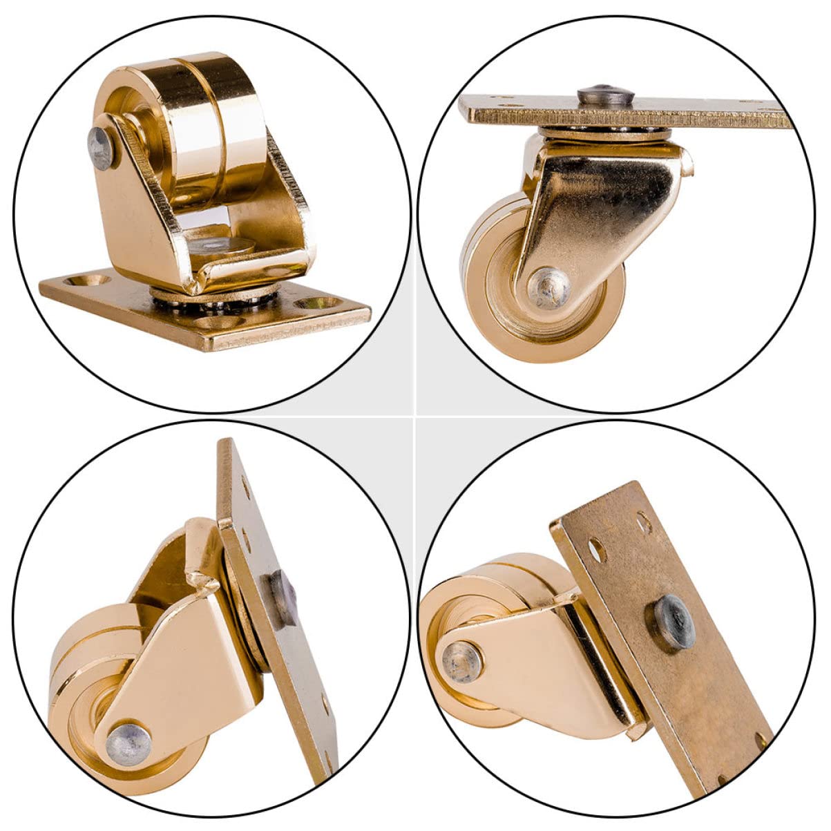 Vaguelly 1 Pz Ruote Girevoli per Pianoforte Set Accessori per Gambe per Pianoforte Ruotano di 360 Gradi Accessorio per Rotelle Pesante