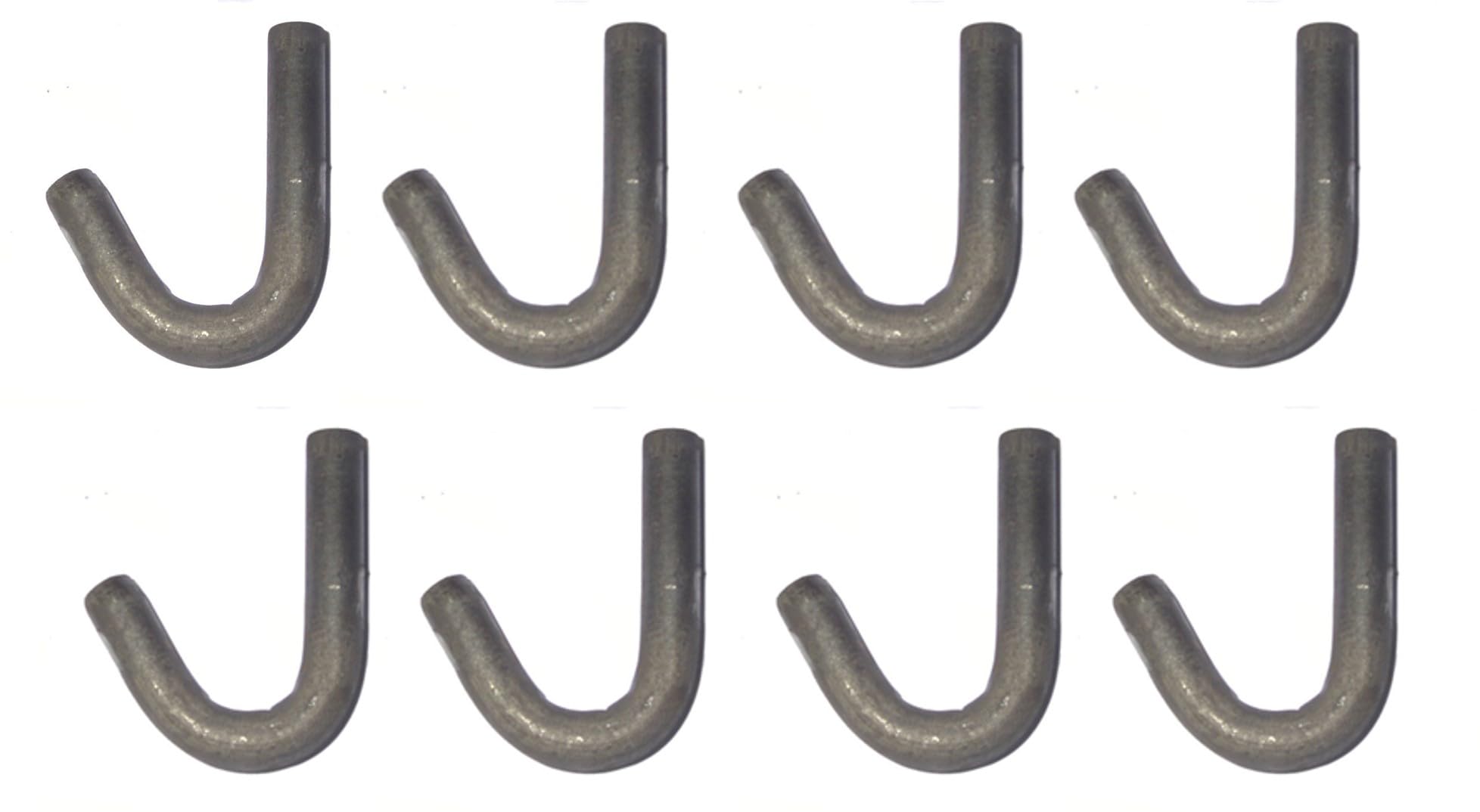 x8 Weld on Rope Hooks, Trailers, Brackets, 10mm diameter, J Hooks