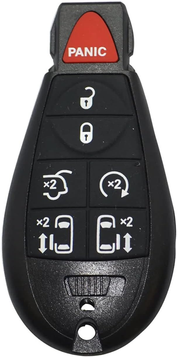 BestKeys Replacement For 2008 2009 2010 2011 2012 2013 2014 Grand caravan Remote Star Key Fob 7 BUTTON IYZ-C01C