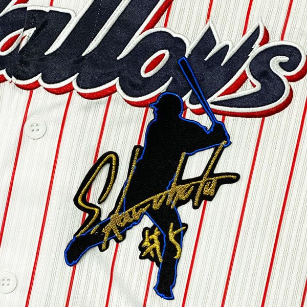 【美品】川端慎吾 直筆サイン ヤクルトスワローズ レプリカユニフォーム ☆送料無料☆東京 ヤクルト スワローズ 川端慎吾 シルエット 2＆サイン