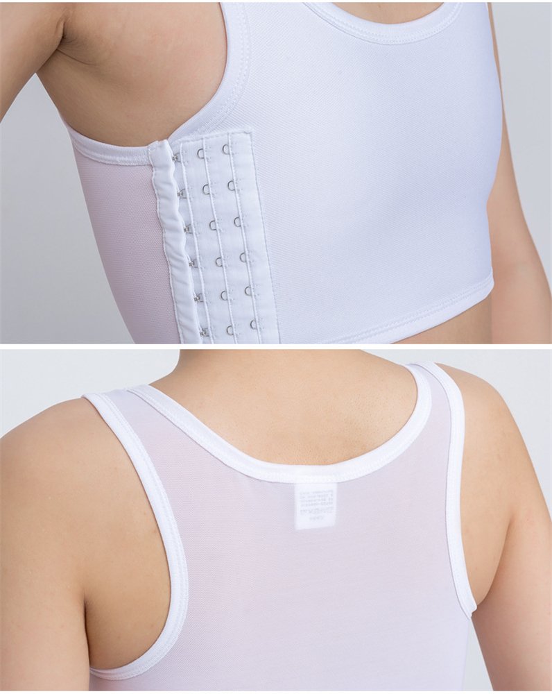 BaronHong Type homosexuel Beau T contrainte de Poitrine Plate Soyeux Transparent en Tissu Non bandé